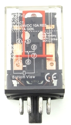 YC-REP-2P10A-2 8-Pin Ice Cube General Purpose Relay - AC - 120V