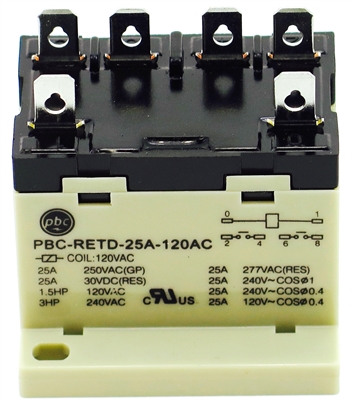 YC-RETD-25A-2 PBC-RETD-25A-120AC