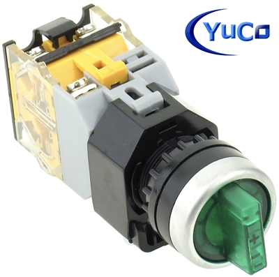 YC-SS22PMA-I2G-3 ILLUMINATED SELECTOR SWITCH