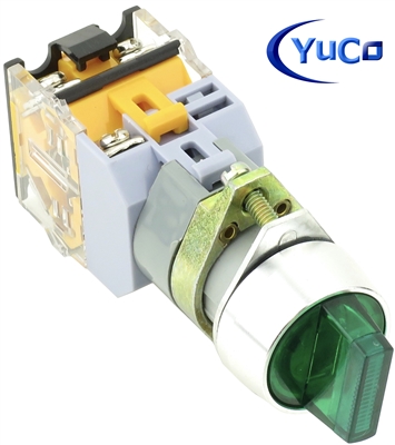 YC-SS22XPMA-I2G-2 ILLUMINATED SELECTOR SWITCH