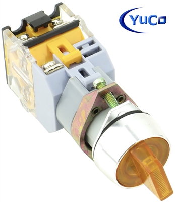 YC-SS22XPMA-I2Y-3 ILLUMINATED SELECTOR SWITCH