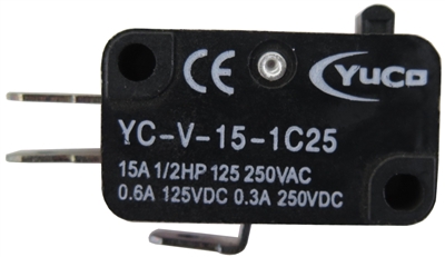 YuCo YC-V-15-1C25 MICRO SWITCH LS-V-15-1C25