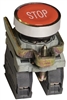 YC-XB4BA45-N-STOP XB4 Push Button with YC-ZB4BA34 "STOP" Push Button Head, Momentary 1NO 1NC Contact Blocks