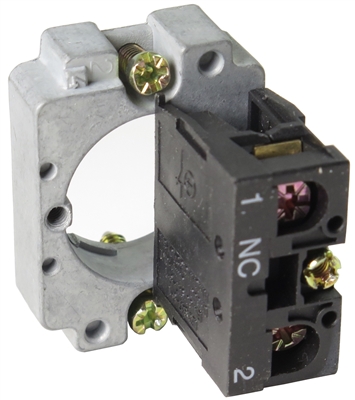 YC-ZB2-BZ102 Body for XB2 Push Buttons 1NC Contact Block