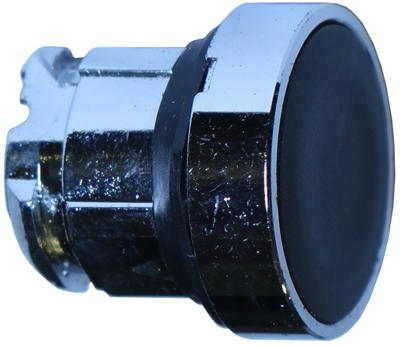 YC-ZB4-BA2 Black Flush Push Button Head replacement for XB4BA25, XB4BA21
