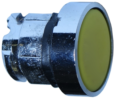 YC-ZB4-BA5 Yellow Flush Push Button Head replacement for XB4BA51, XB4BA55