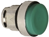 YC-ZB4-BL3 Extended Green Push Button Head replacement for XB4BL31