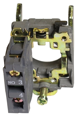 YC-ZB4-BZ101 Mounting Collar with 1NO Contact Block for XB4B Push Buttons
