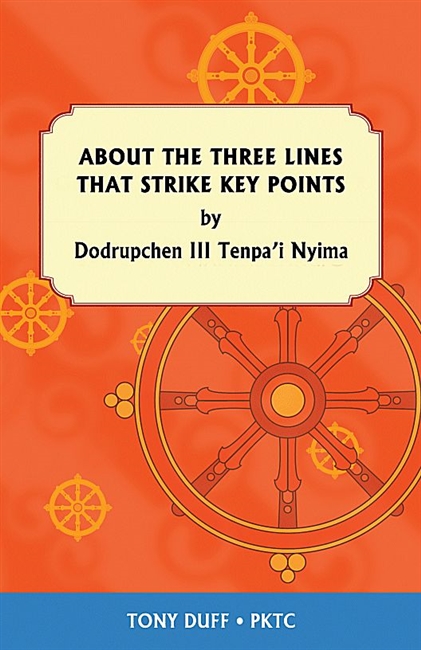 About the Three Lines That Strike Key Points by Dodrupchen III