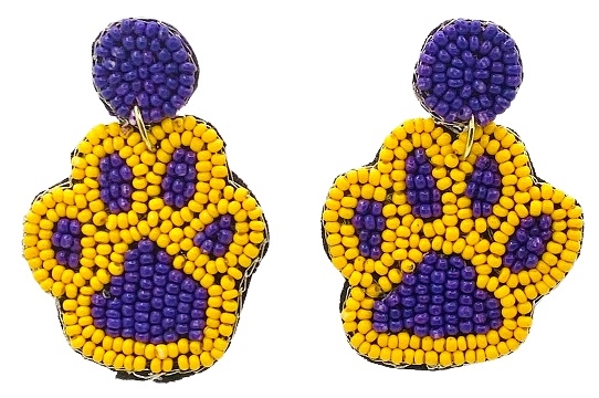 Seed Bead Tiger Paw