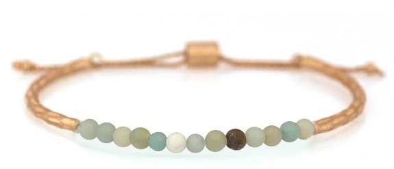 Semi Precious Stone Slide Bracelet