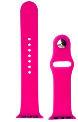 Silicone Watch Band For Smart Watch-Hot Pink