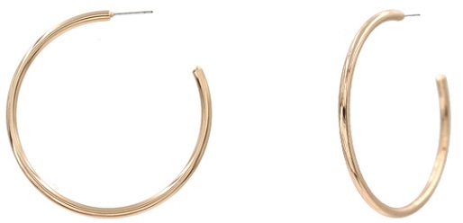 Metal Hoop Earrings