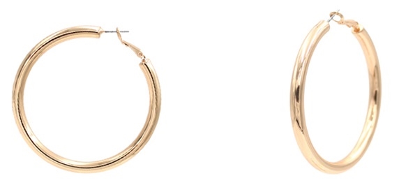 Metal Hoop Earrings