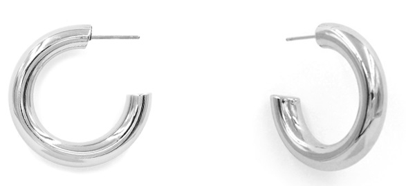 Metal Hoop Earrings