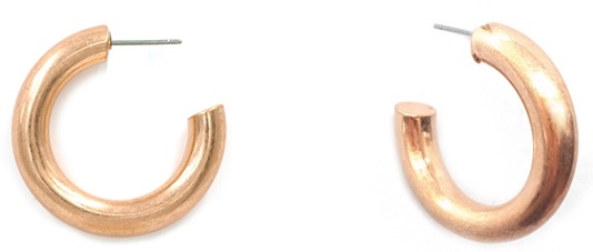 Metal Hoop Earrings
