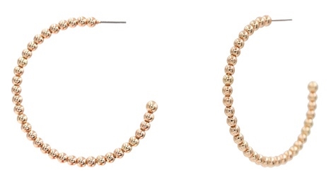 Metal Hoop Earrings