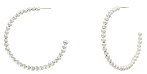 Metal Hoop Earrings