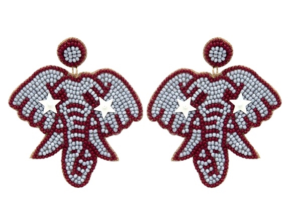 Alabama Seed Bead Earrings