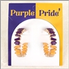 Purple & Gold Earrings