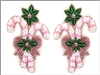 Seed Bead Candy Cane