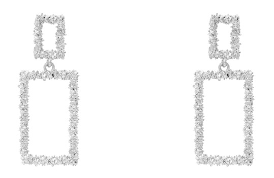 Textured Drop Earring