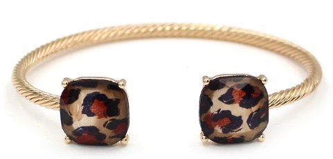 Leopard Cuff Bracelet