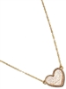 Druzy Heart Necklace