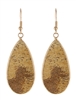 Semi Precious Stone Fish Hook Earrings