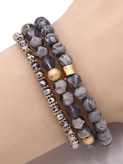 Stackable Stone Stretch Bracelet