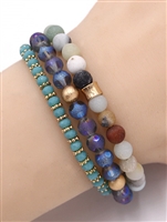 Stackable Stone Stretch Bracelet