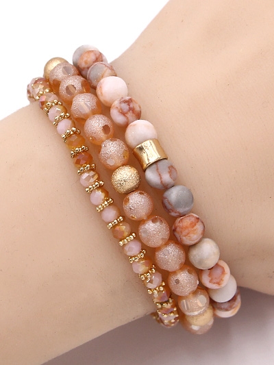 Stackable Stone Stretch Bracelet