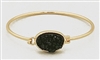 Simulated Druzy Bangle Bracelet