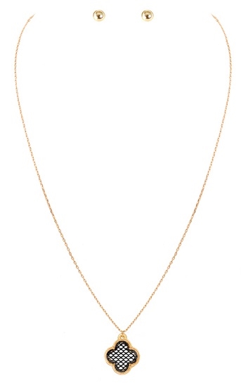 Designer Inspired Clover Necklace