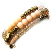 3 Row Stretch Bracelet