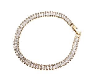 Baguette Rhinestone Bracelet