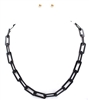 Bold Flat Chain Necklace