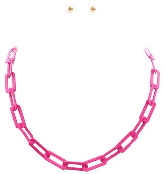 Bold Flat Chain Necklace