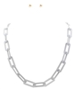 Bold Flat Chain Necklace