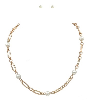 Pearl Station Necklace