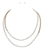 Pearl Box Chain Necklace