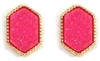 Designer Inspired Mini Druzy Stud Earring