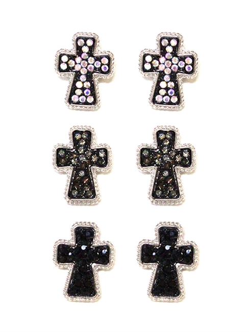 Designer Inspired Pave Earrings