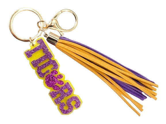 LSU Tiger Keychain