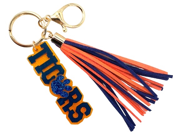 Auburn Tiger Keychain