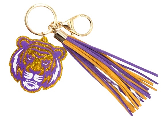 LSU Tiger Keychain