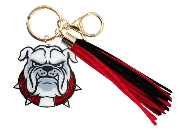 Georgia Bulldog Keychain