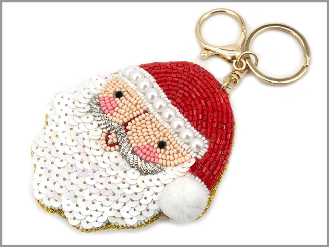 Santa Keyring/ Purse Charm