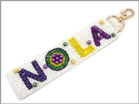 Nola Seed Bead Keychain