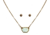 Designer Inspired Mini Druzy Choker Necklace